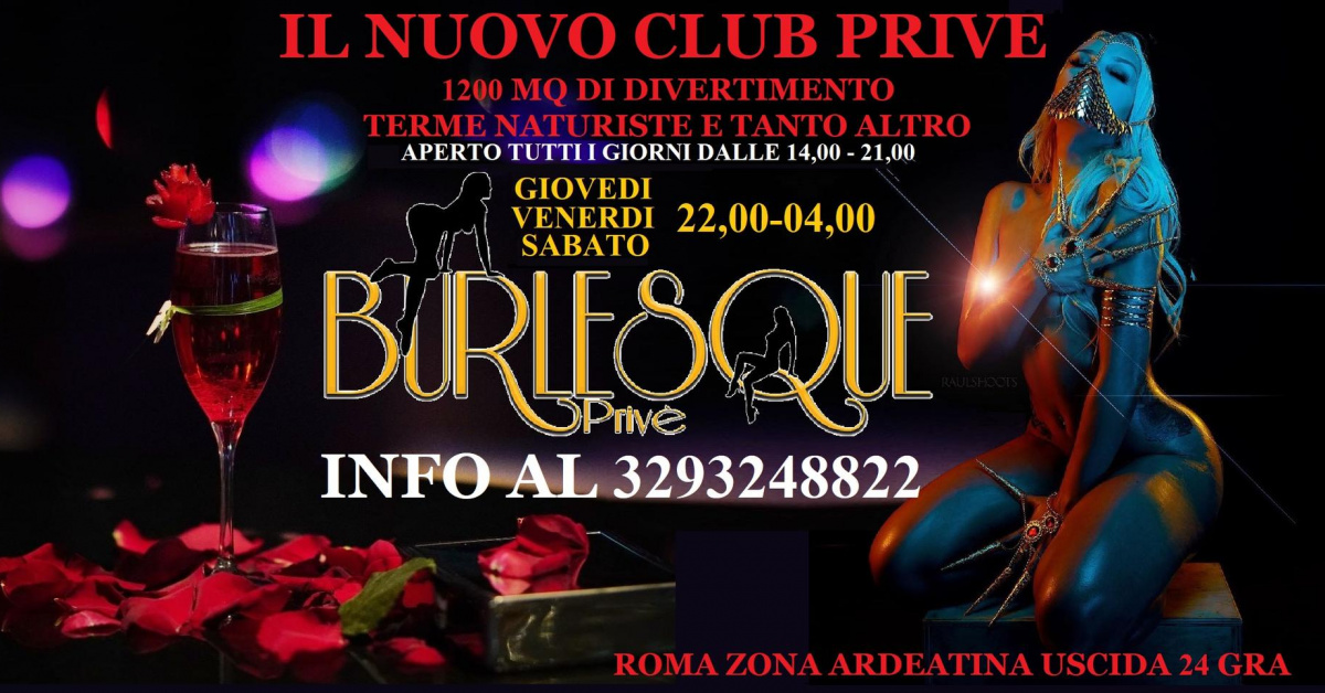 TERME PRIVE APERTO TUTTI I GIORNI  - La Chance a , Roma, Club Privè, Scambisti